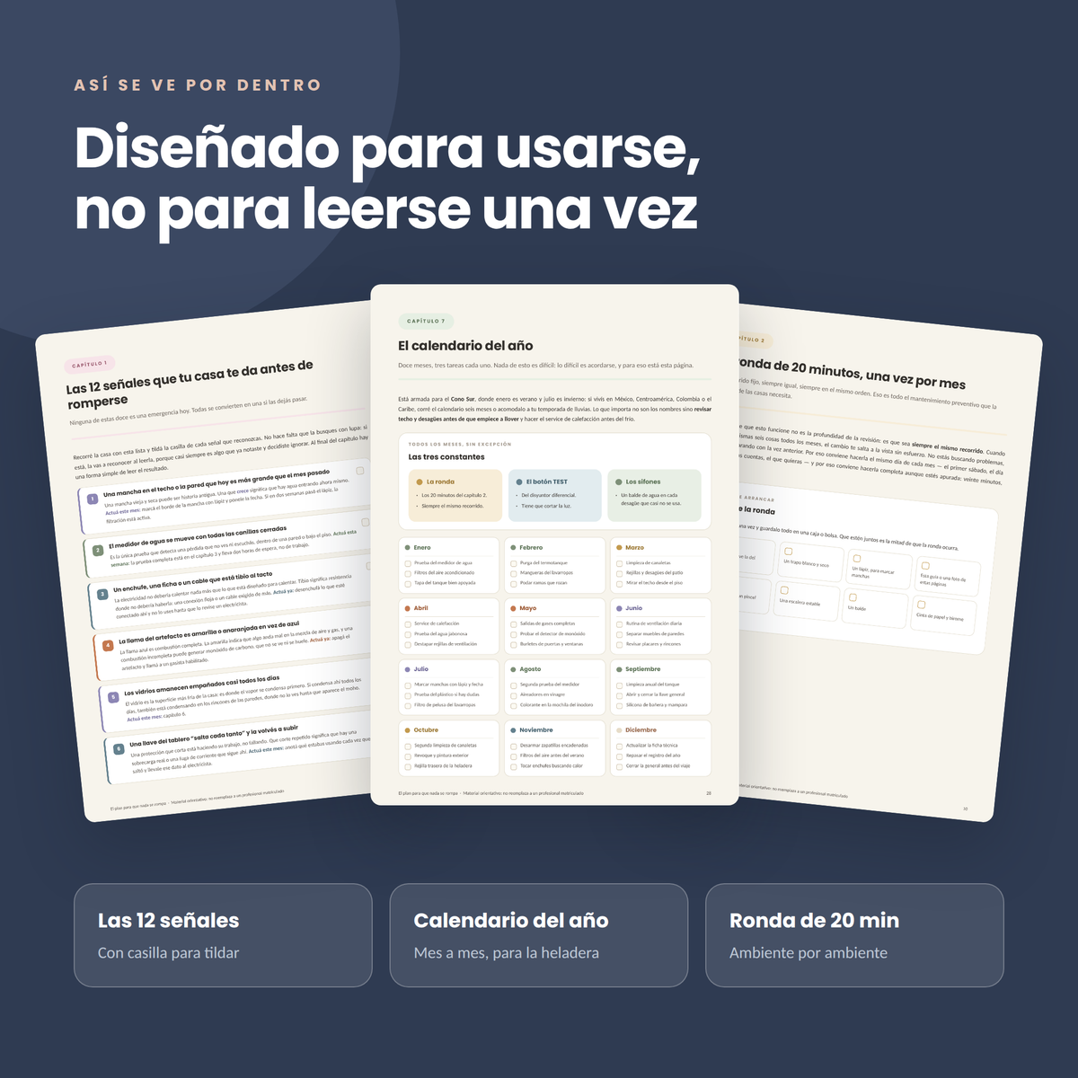 El plan para que nada se rompa — Mantenimiento preventivo del hogar