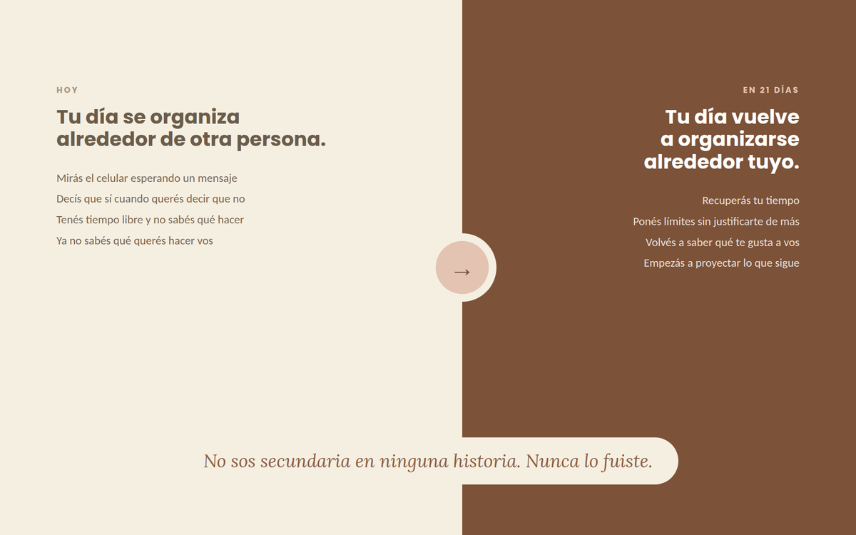 Antes y después
