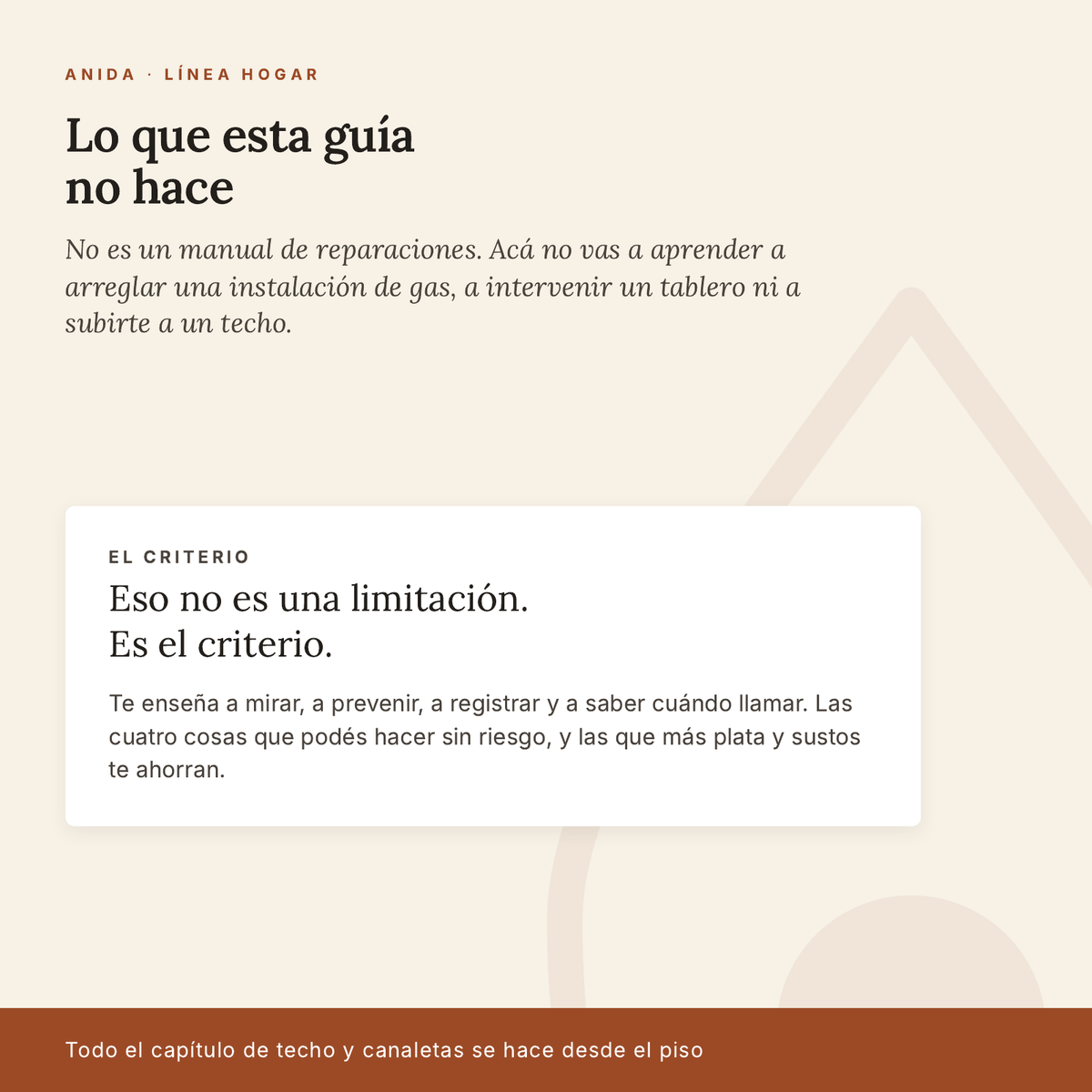 El plan para que nada se rompa — Guía de mantenimiento del hogar, Edición Uruguay