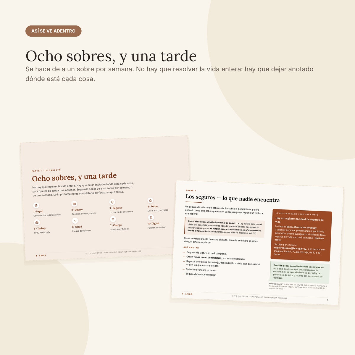 Si yo no estoy — La carpeta de emergencia familiar, Edición Uruguay