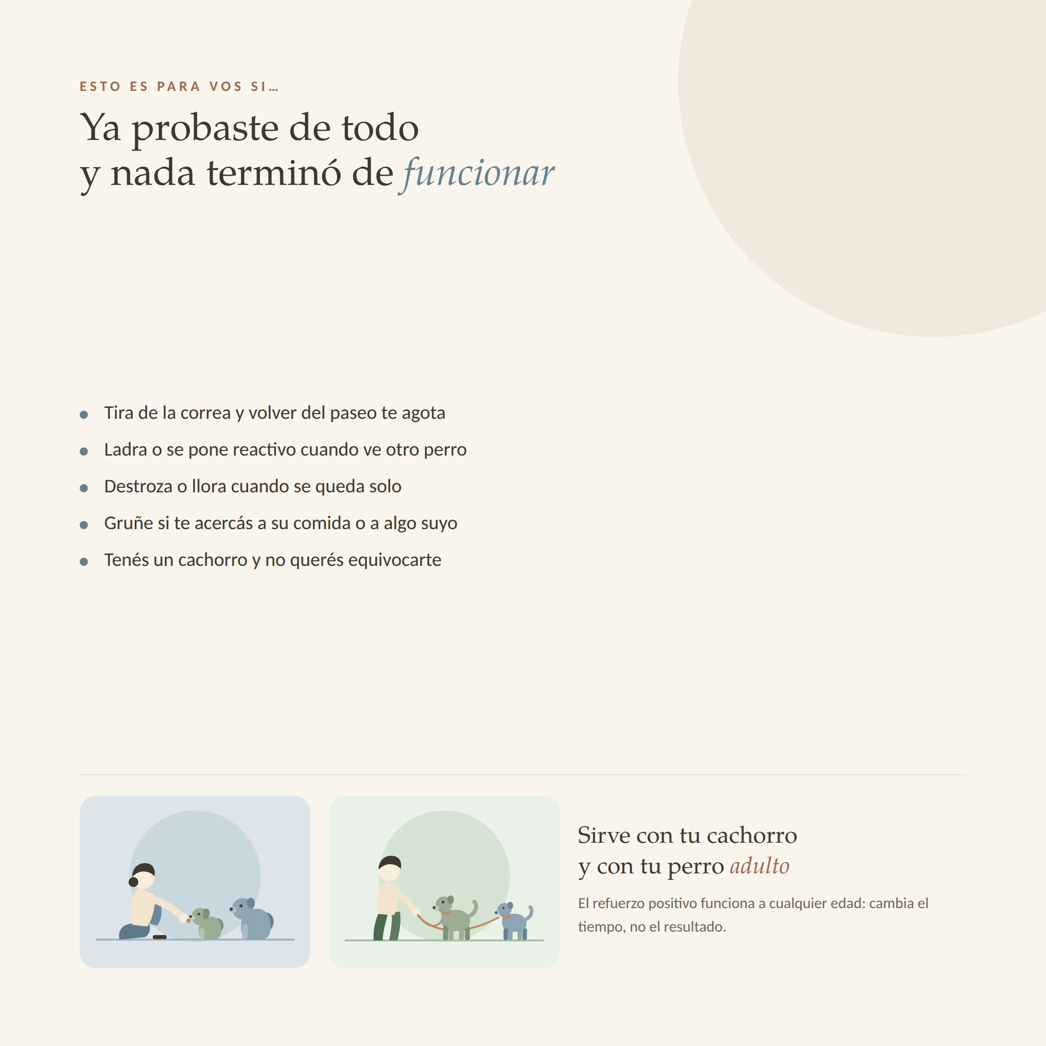 Perro Tranquilo, Vida en Calma — Guía de adiestramiento en positivo
